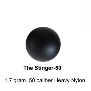 Stinger-50 Caliber Hard Nylon Balls - 100 Pack